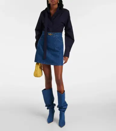 Gianvito Rossi Keinna 85 denim over-the-knee boots | Thumbnail 5
