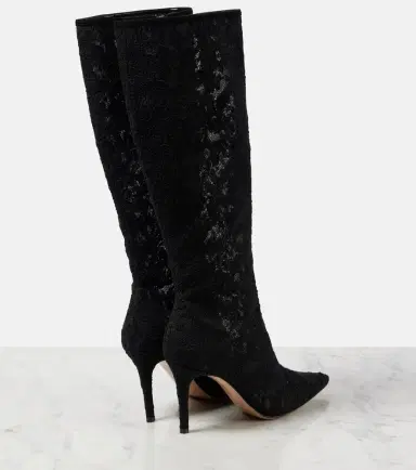 Gianvito Rossi Claudia 85 lace knee-high boots | Thumbnail 4