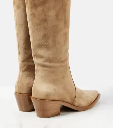 Gianvito Rossi Waylon suede cowboy boots | Thumbnail 4 Gianvito Rossi Waylon suede cowboy boots | Thumbnail 4