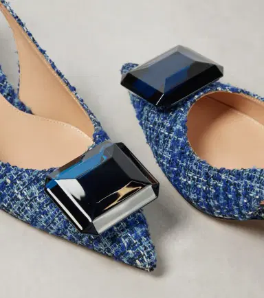 Gianvito Rossi Jaipur 55 bouclé slingback pumps | Thumbnail 5 Gianvito Rossi Jaipur 55 bouclé slingback pumps | Thumbnail 5
