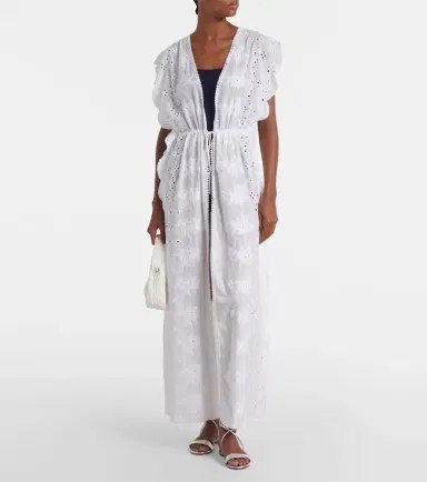 Melissa Odabash Talitha broderie anglaise cotton beach dress | Thumbnail 2