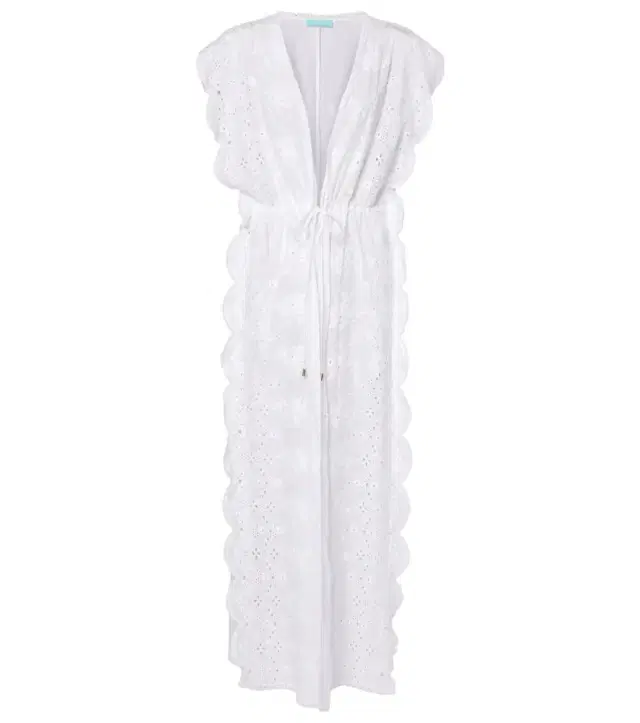 Talitha broderie anglaise cotton beach dress