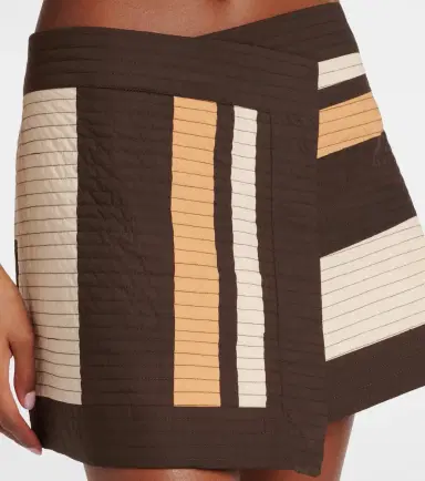 SIR Savanna striped cotton wrap skirt | Thumbnail 2