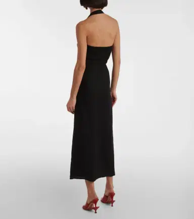 SIR Dorian ruched linen-blend midi skirt | Thumbnail 3