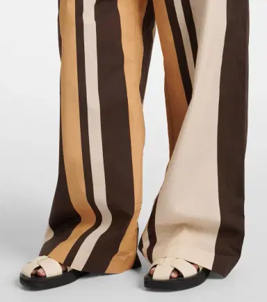 SIR Savanna striped cotton wide-leg pants | Thumbnail 4