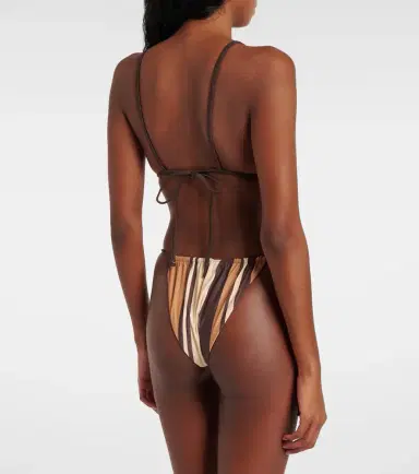 SIR Mahogany striped bikini bottoms | Thumbnail 4