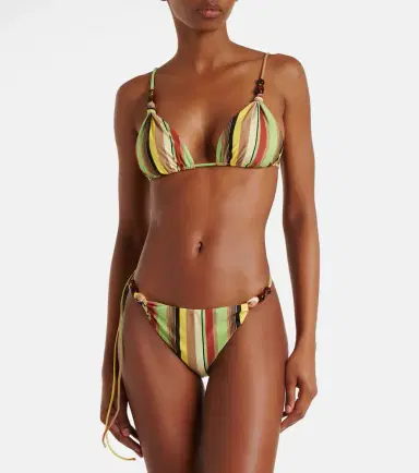 SIR Poolside striped bikini bottoms | Thumbnail 3