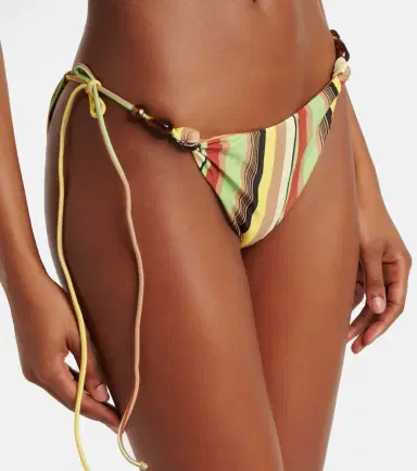 SIR Poolside striped bikini bottoms | Thumbnail 4