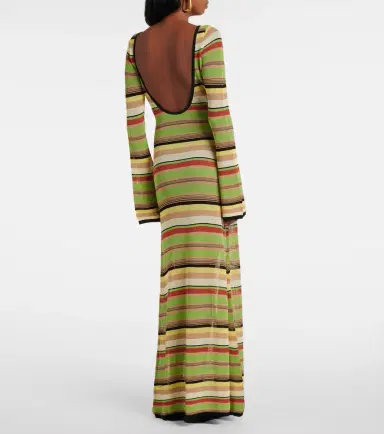 SIR Coastline striped maxi dress | Thumbnail 4