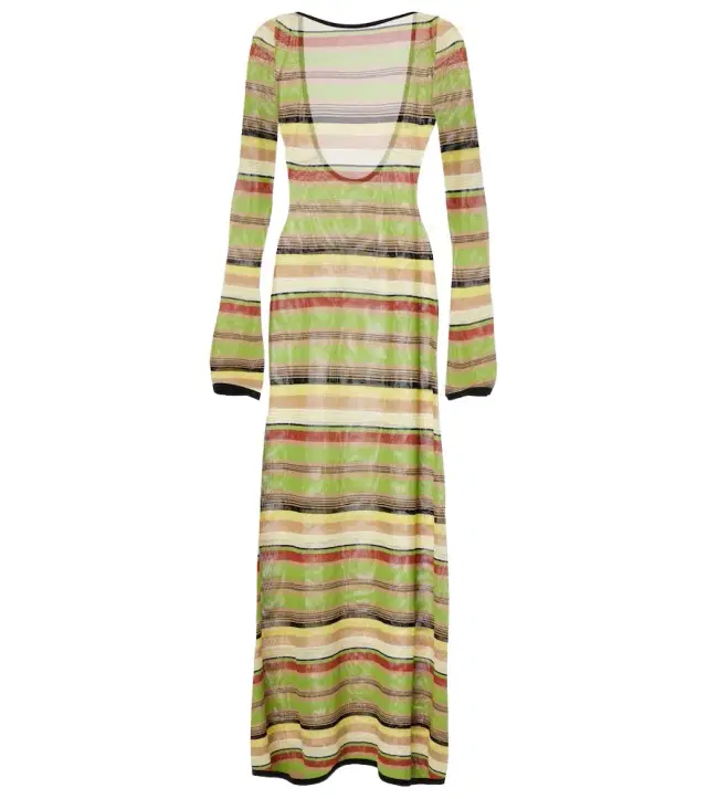 SIR Coastline striped maxi dress