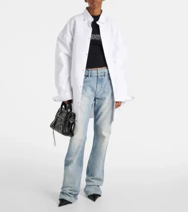 Balenciaga Low-rise faded straight jeans | Thumbnail 3 Balenciaga Low-rise faded straight jeans | Thumbnail 3