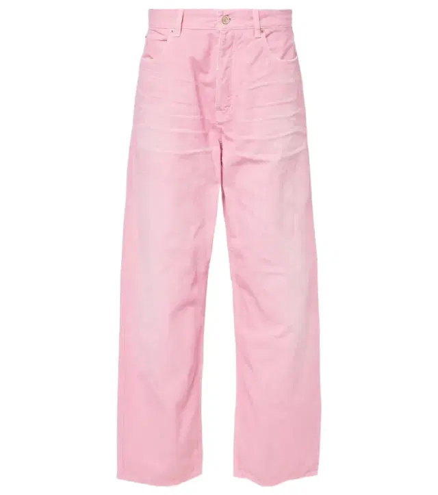 Balenciaga High-rise wide-leg jeans