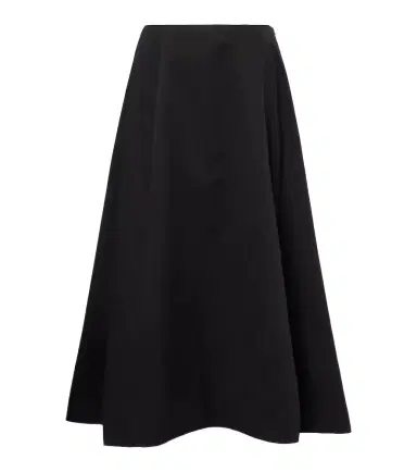 Balenciaga Cotton twill midi skirt | Thumbnail 1