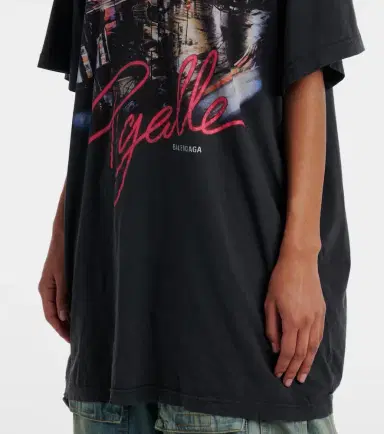 Balenciaga Pigalle oversized printed T-shirt | Thumbnail 2