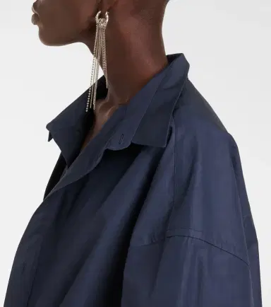 Balenciaga Cotton poplin shirt dress | Thumbnail 3