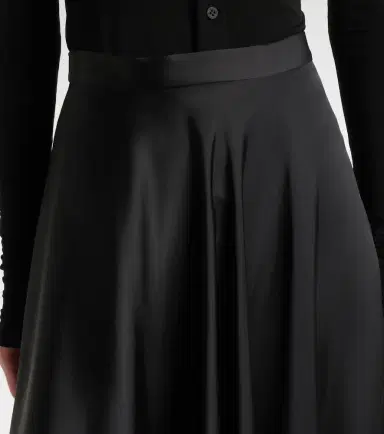 Balenciaga Asymmetric satin midi skirt | Thumbnail 3