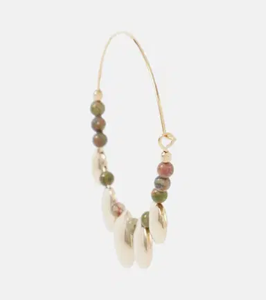 Isabel Marant Adriel beaded hoop earrings | Thumbnail 4