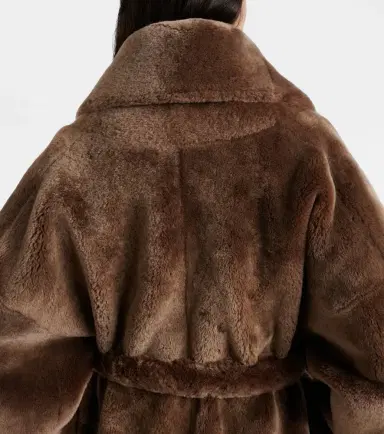The Row Lucja shearling wrap coat | Thumbnail 2