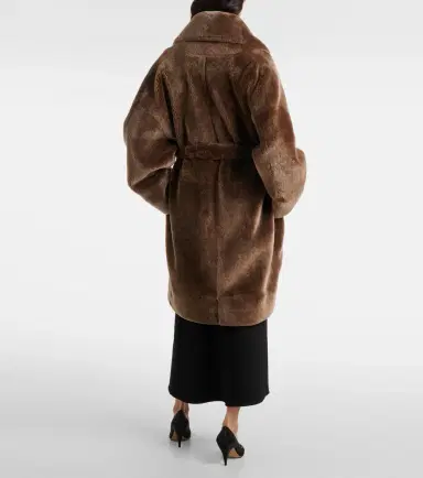 The Row Lucja shearling wrap coat | Thumbnail 3