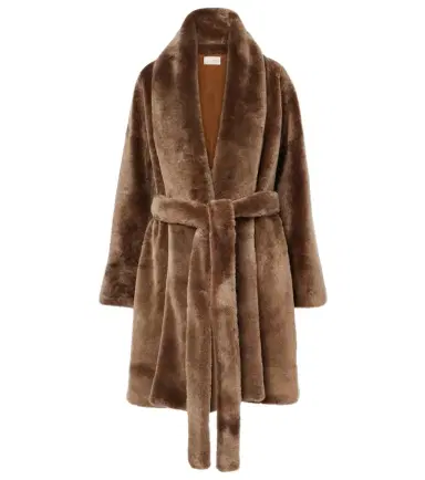 The Row Lucja shearling wrap coat | Thumbnail 1