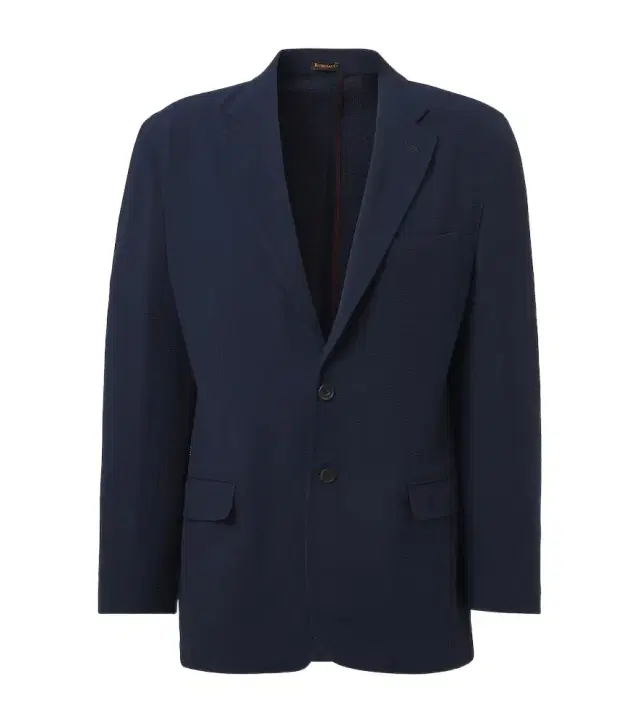 Rubinacci Striped single-breasted wool blazer