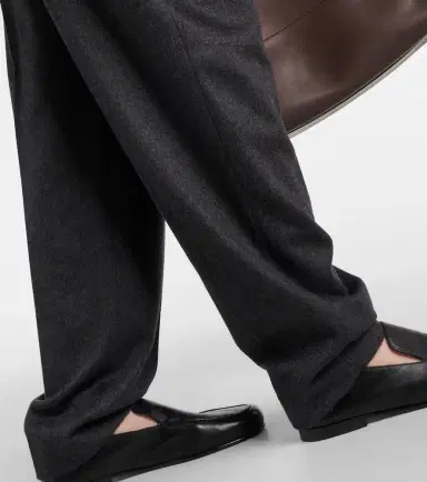The Row Richelle cashmere straight pants | Thumbnail 2