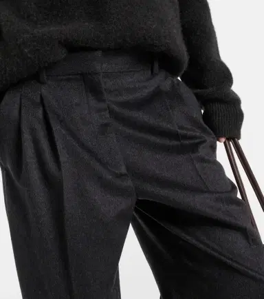 The Row Richelle cashmere straight pants | Thumbnail 3