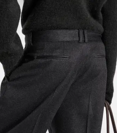 The Row Richelle cashmere straight pants | Thumbnail 4