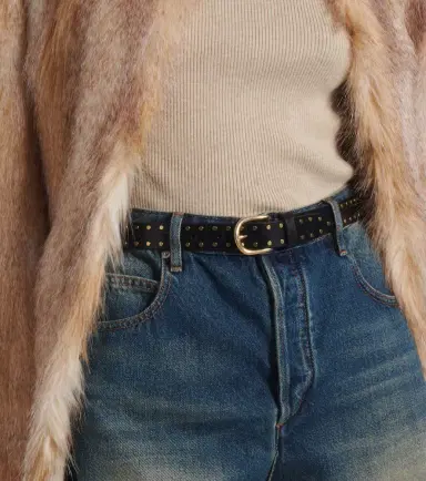 Isabel Marant Zap studded leather belt | Thumbnail 2