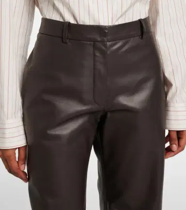 The Row Selviese leather straight pants | Thumbnail 6 The Row Selviese leather straight pants | Thumbnail 6