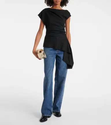Simkhai Saskia draped off-shoulder top | Thumbnail 2