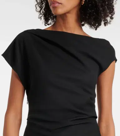 Simkhai Saskia draped off-shoulder top | Thumbnail 4