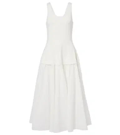 Simkhai Jazz cotton-blend poplin midi dress | Thumbnail 1 Simkhai Jazz cotton-blend poplin midi dress | Thumbnail 1