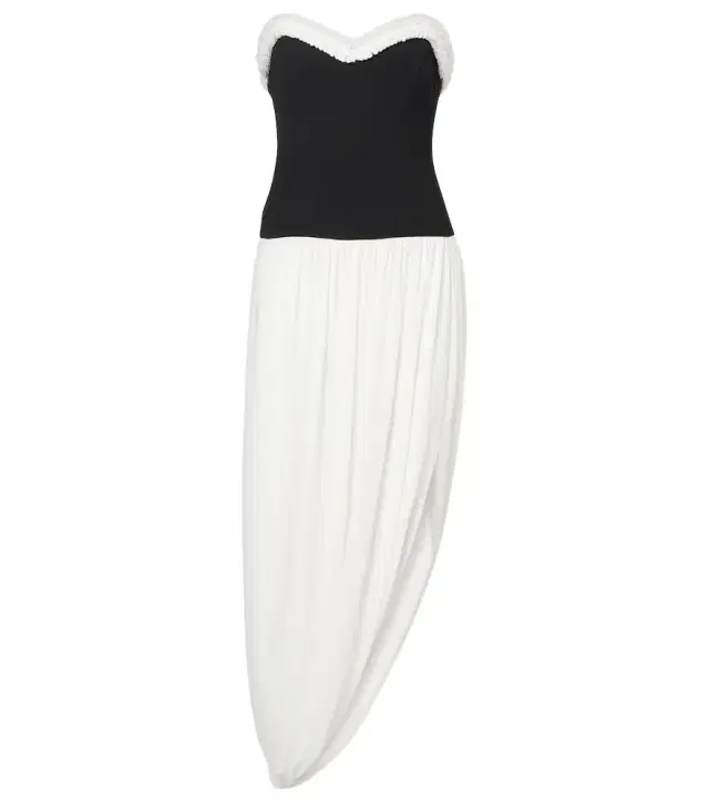 Simkhai Augusta embellished bustier dress