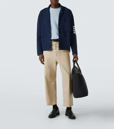 Thom Browne 4-Bar cotton piqué polo shirt | Thumbnail 2