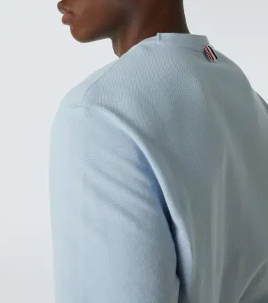 Thom Browne 4-Bar cotton piqué polo shirt | Thumbnail 5