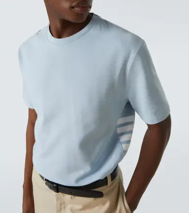 Thom Browne 4-Bar cotton piqué polo shirt | Thumbnail 6