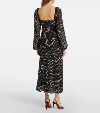 Rixo Ivy polka-dot silk maxi dress | Thumbnail 2