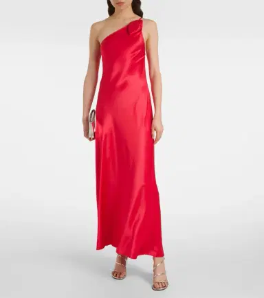 Rixo Doutzen one-shoulder gown | Thumbnail 4