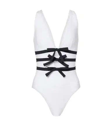 Karla Colletto Lenora ribbon swimsuit | Thumbnail 1