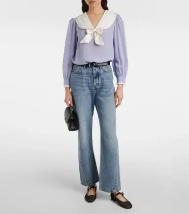 Rixo Eimer silk top | Thumbnail 2