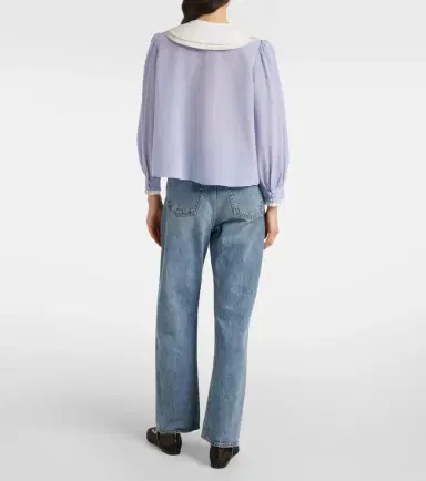 Rixo Eimer silk top | Thumbnail 3