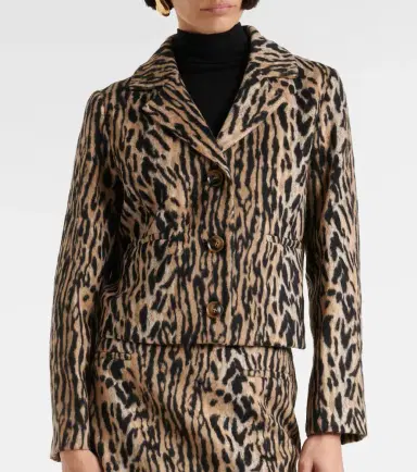 Rixo Leila leopard-print jacket | Thumbnail 2
