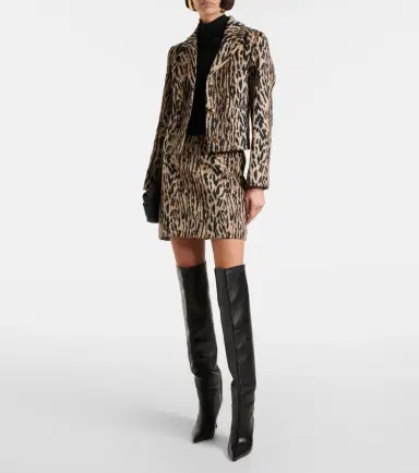 Rixo Leila leopard-print jacket | Thumbnail 3