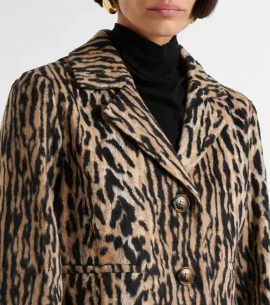 Rixo Leila leopard-print jacket | Thumbnail 4