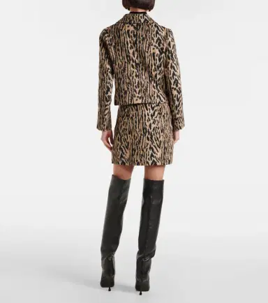 Rixo Leila leopard-print jacket | Thumbnail 5