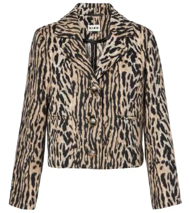 Rixo Leila leopard-print jacket | Thumbnail 1