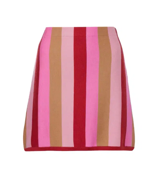 Rixo Liesel wool-blend miniskirt