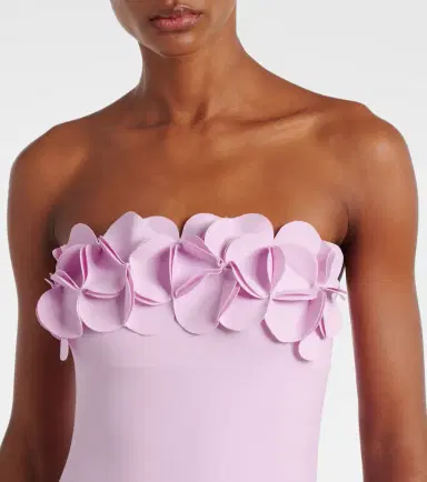 Karla Colletto Floral bandeau swimsuit | Thumbnail 4