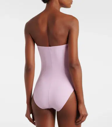 Karla Colletto Floral bandeau swimsuit | Thumbnail 5